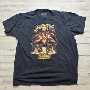 Vintage Jinx World Of Warcraft Cataclysm Garrosh Hellscream Throne T-Shirt XL